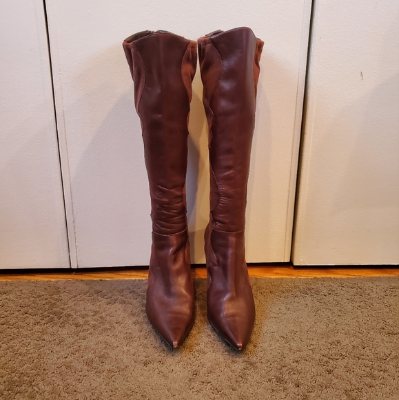AK Anne Klein Brown Boots, Size 8 - Picture 1 of 3
